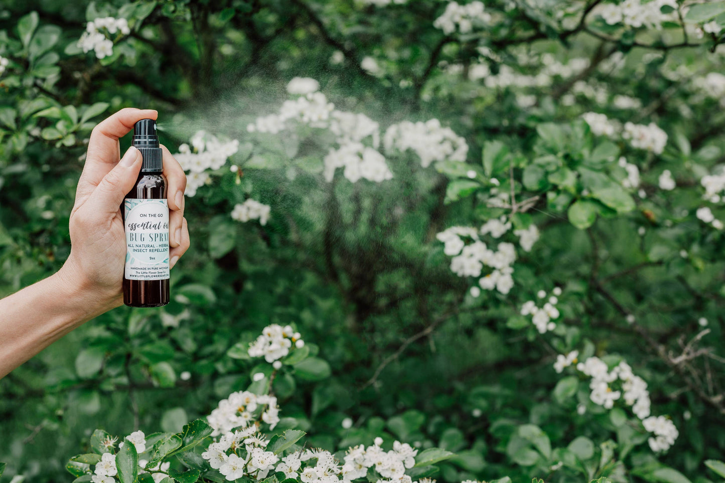 Natural Bug Spray - Hiking & Travel size