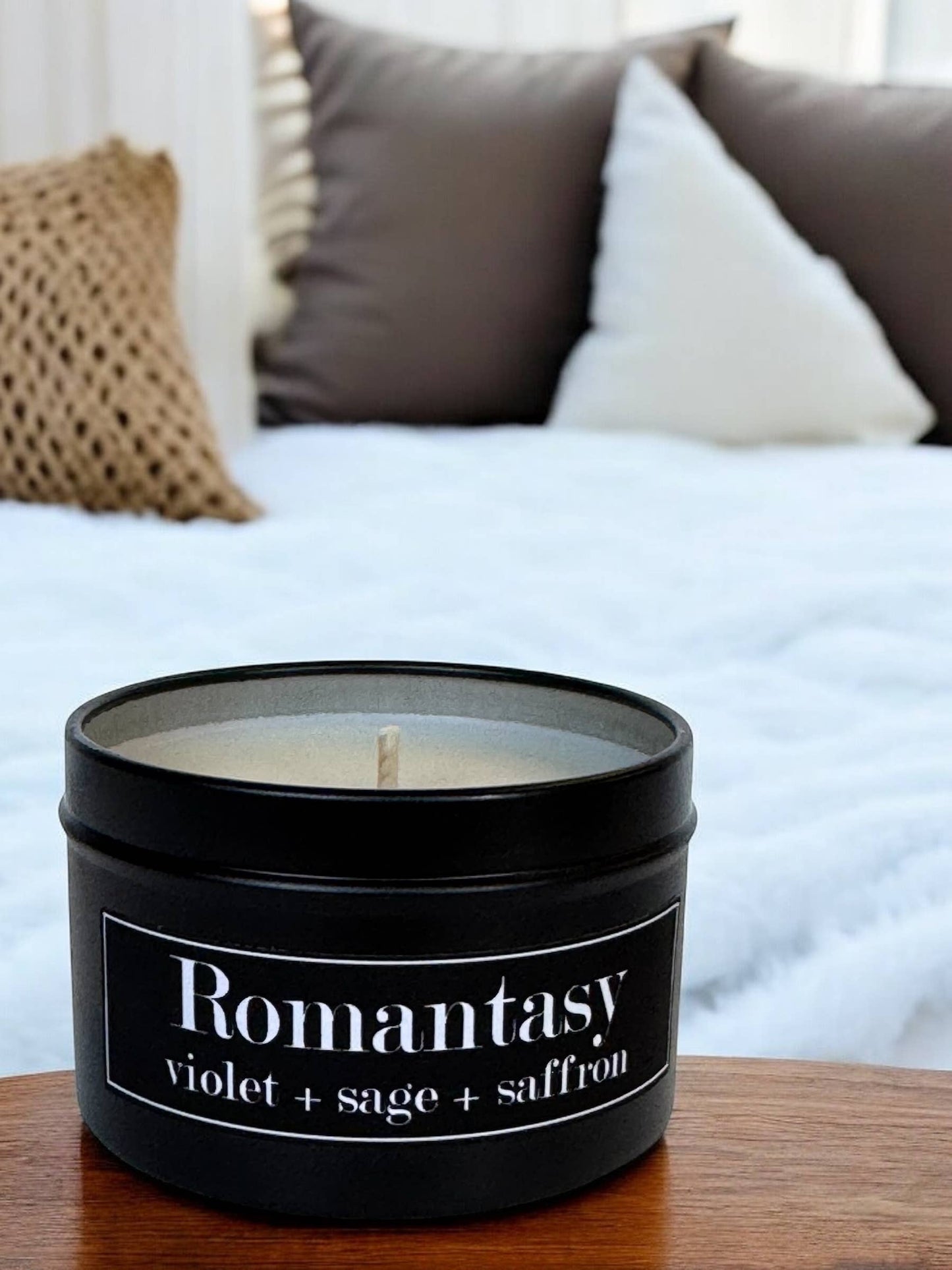 Romantasy 4oz Candle Violet + Sage + Saffron