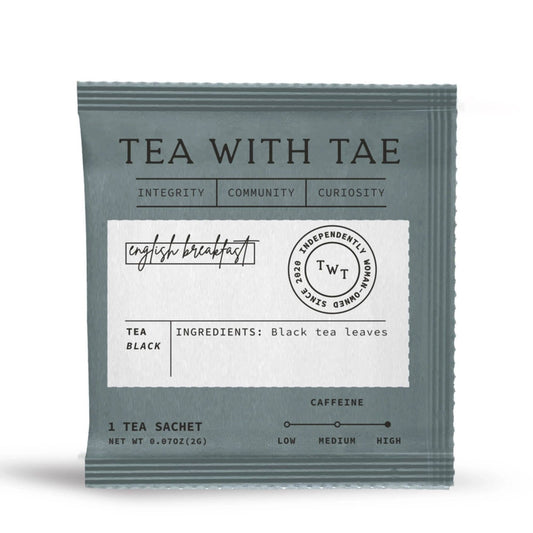 English Breakfast Black Tea - Individually Wrapped Tea Bag
