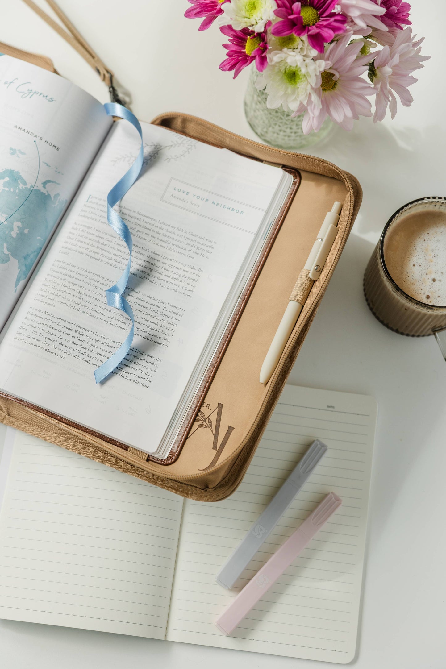 Bible Cover, Vegan Leather, Wreath Bible Case, Holy Bible