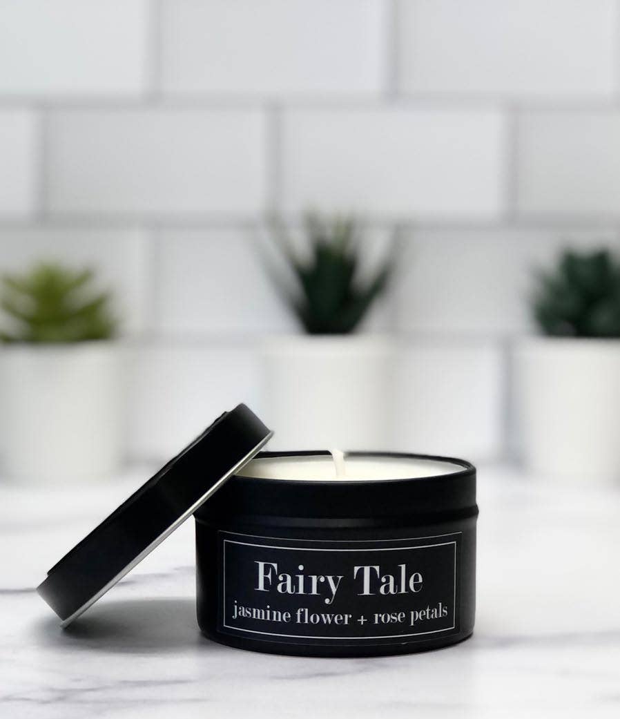 Fairy Tale 4oz Candle Jasmine + Rose Petals