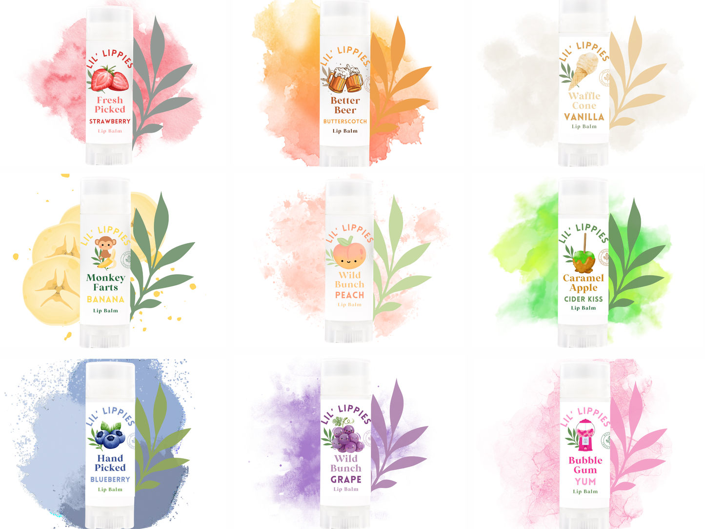 Waffle Cone Vanilla Lip Balm - Lil' Lippies Kids